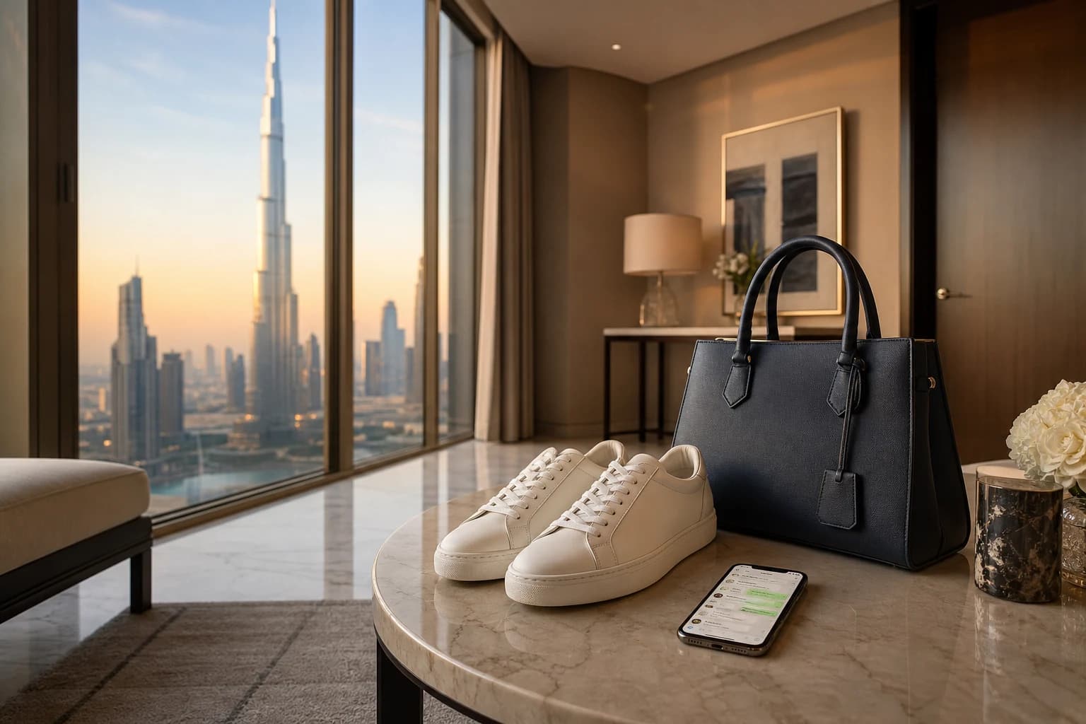 Shoe and Bag Care Pickup for Downtown Dubai Hotels and Apartments