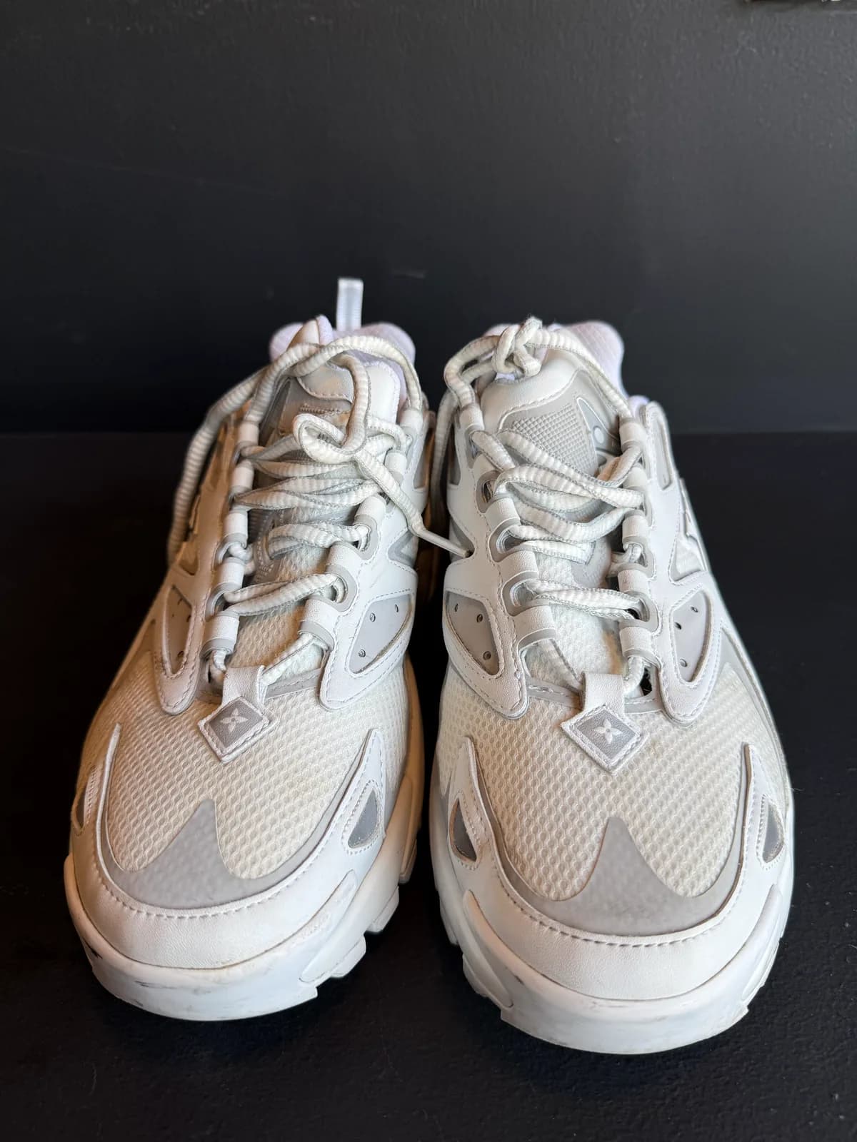 Louis Vuitton Shoes before restoration at Save Our Shoes Dubai