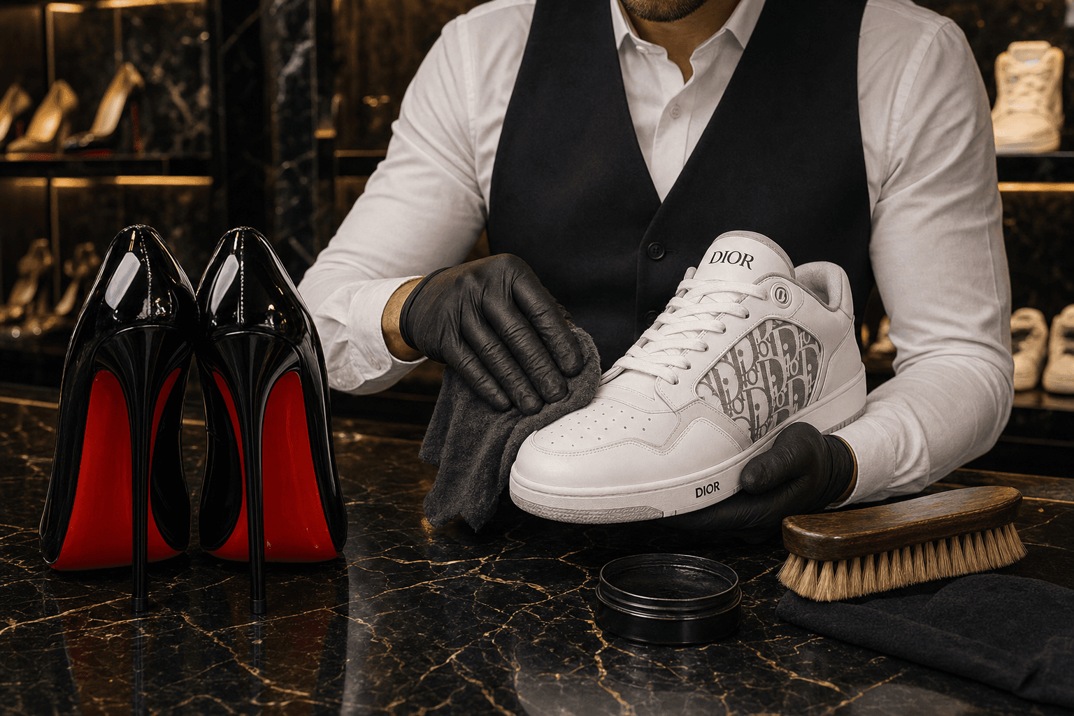 Finishing Touches — Shoe Polishing & Whitening Treatment Dubai