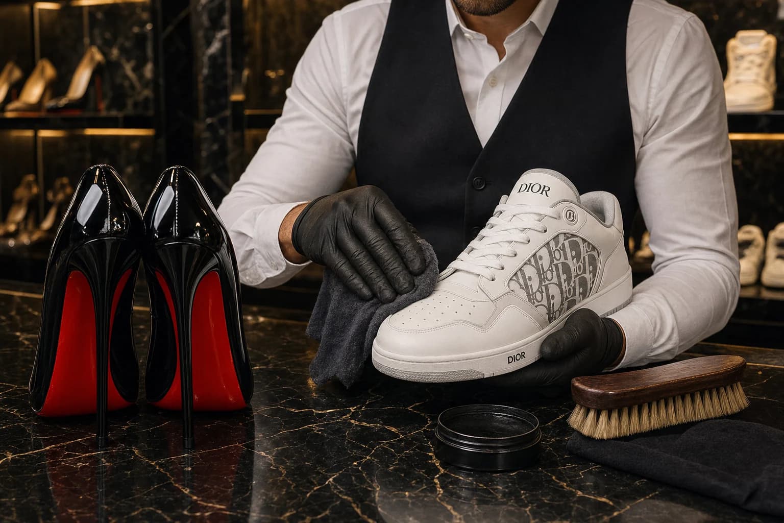 Finishing Touches — Shoe Polishing & Whitening Treatment Dubai